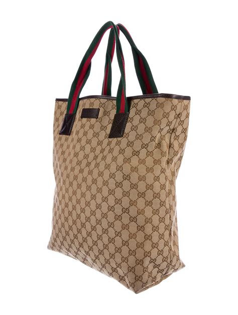 gucci canvas bag tote|gucci canvas bag sale.